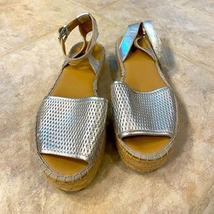 Franco Sarto espadrille sandals size 7